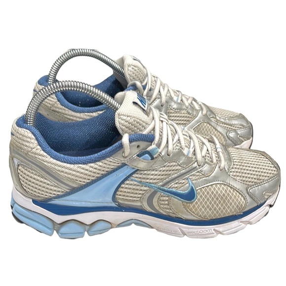 Nike | Shoes | Nike Bowerman Series Equalon 4 Sneakers Woman Sz 8 Grey  Silver Blue | Poshmark
